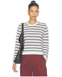 Leset - James Stripe Classic Crew - Lyst