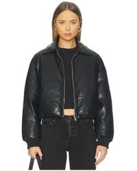 superdown - Sanja Faux Leather Jacket - Lyst