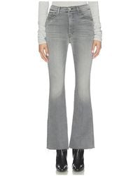 Mother - High Waisted Weekend Fray Jeans - Lyst