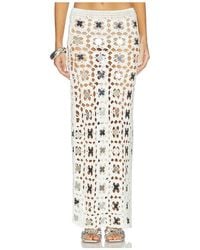 superdown - Kilah Crochet Maxi Skirt - Lyst