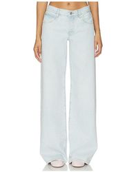 FRAME - X Alexandra Leclerc The Leo Low Rise Baggy Jean - Lyst