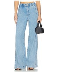 PAIGE - Rumi Wide Leg Jeans - Lyst