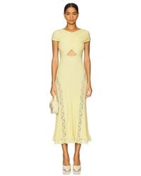 Self-Portrait - Midi-Kleid Dress - Lyst
