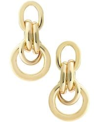 Brinker & Eliza - Pendientes Collins En Color Oro Metálico Talla En - Lyst