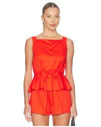 Leset - Yoko Drawstring Tank - Lyst