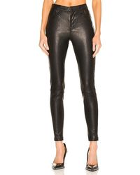 ENA PELLY Leather Pant - Black