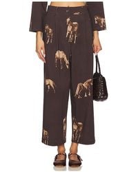 Milkwhite - Wide Leg Pants - Lyst