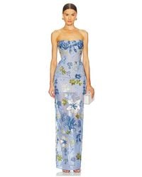 Bronx and Banco - Maxivestido Dahlia En Color Bebe Azul Talla (También En Xs, S, M) - Lyst