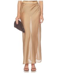 SOLAQUA - Francesca Bias Skirt - Lyst