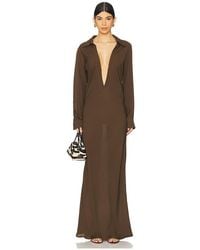 Courtney Zheng - Isla Deep V Gown - Lyst