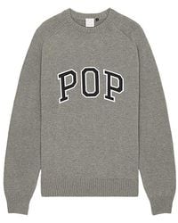 Pop Trading Co. - Sweatshirt Mit Rundhalsausschnitt Knitted Arch - Lyst