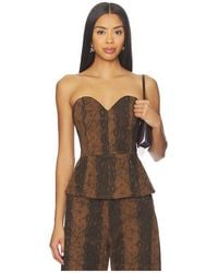 Line & Dot - Iggy Peplum Top - Lyst