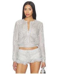 Siedres - Poli Metallic Knit Cardigan - Lyst