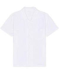 Vintage Summer - Towel Terry Button Up Shirt - Lyst
