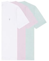 AllSaints - Brace Short Sleeve Crew Neck Tee 3 Pack - Lyst