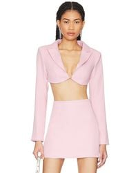 Lovers + Friends - Tia Embellished Cropped Blazer - Lyst