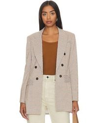 1.STATE - Long Double Breasted Blazer - Lyst