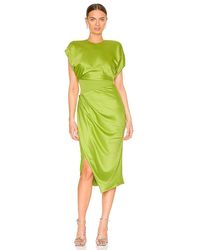 Zhivago Bond Midi Dress - Green