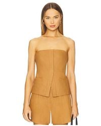 A.L.C. - Renee Top En Color Bronce Talla (También En 12, 2, 4, 6, 8) - Lyst
