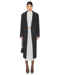 Astr - Wool-Blend Double-Breasted Longline Coat - Lyst