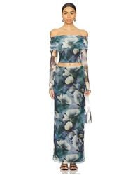 MORE TO COME - Esmeralda Maxi Skirt Set - Lyst