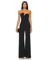 Amanda Uprichard - Strapless Puzzle Jumpsuit - Lyst