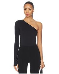 Commando - Body De Ballet De Un Solo Hombro Prima En Color Negro Talla - Lyst