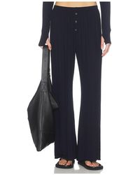 Michael Lauren - Laguna Wide Leg Pant With Snaps - Lyst