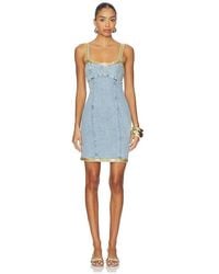 Asta Resort - Vera Embroidered Mini Dress - Lyst