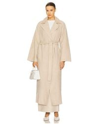 L'academie - 'Academie By Marianna Kofi Suede Trench Coat - Lyst
