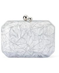 OLGA BERG - Mateo Metallic Clutch - Lyst