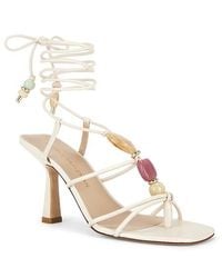 Stuart Weitzman - SANDALES MAJORCA WRAP 85 en Cream - Lyst
