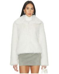 superdown - Emory Faux Fur Jacket - Lyst