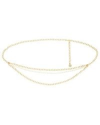 Lelet - Chain And Pearl Belt - Lyst