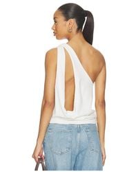 Rohe - Top De Punto Sculptural En Color Blanco Talla (También En 36, 38, 40, 42) - Lyst