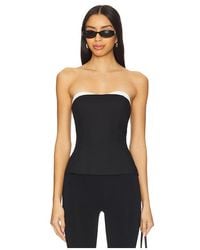 superdown - Anika Strapless Top En Color Negro Talla (También En M, S, Xl, Xs, Xxs) - Lyst