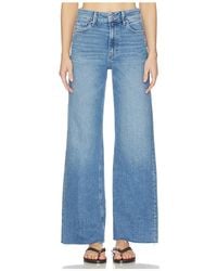 PAIGE - Anessa Undone Hem Jeans - Lyst