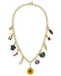 Roxanne Assoulin - The Charm Chain Necklace - Lyst
