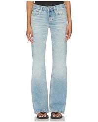 RE/DONE - 70's Mid Rise Bootcut Jeans - Lyst