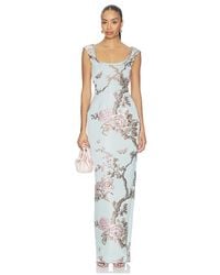 SAU LEE - Brooke Brocade Gown - Lyst