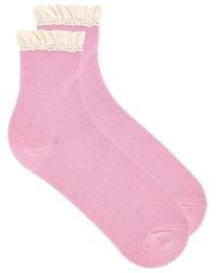 Free People - Beloved Waffle Knit Ankle - Lyst