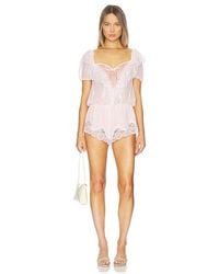 For Love & Lemons - Grace Romper - Lyst