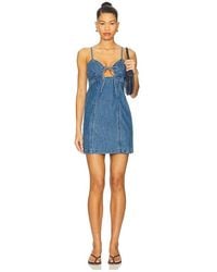 Blank NYC - Denim Mini Dress - Lyst