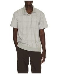 Brixton - Trolly Jacquard Weekend Short Sleeve Polo - Lyst