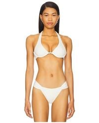 LSPACE - Eco Ocean Rib Isa Bikini Top - Lyst