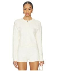 Show Me Your Mumu - Cárdigan Throw On En Color Ivory Talla (También En Xs, S, M, Xl, Xxl) - Lyst