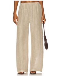 Leset - Pantalón Pierna Ancha Stella En Color Gris Talla En - Lyst