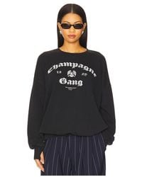 The Laundry Room - Sudadera La Champagne Gang Ny En Color Negro Talla (También En S, Xs, M, Xl) - Lyst