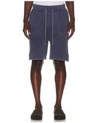 Central Park West - Henry Snow Wash Short - Lyst