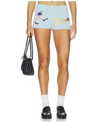 YELLOW THE LABEL - Diver Knit Short - Lyst